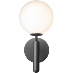 Nuura – Miira wall lamp rock grey and white opal glass