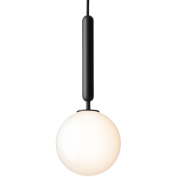 Nuura – Miira 1 pendant, rock grey and white opal glass