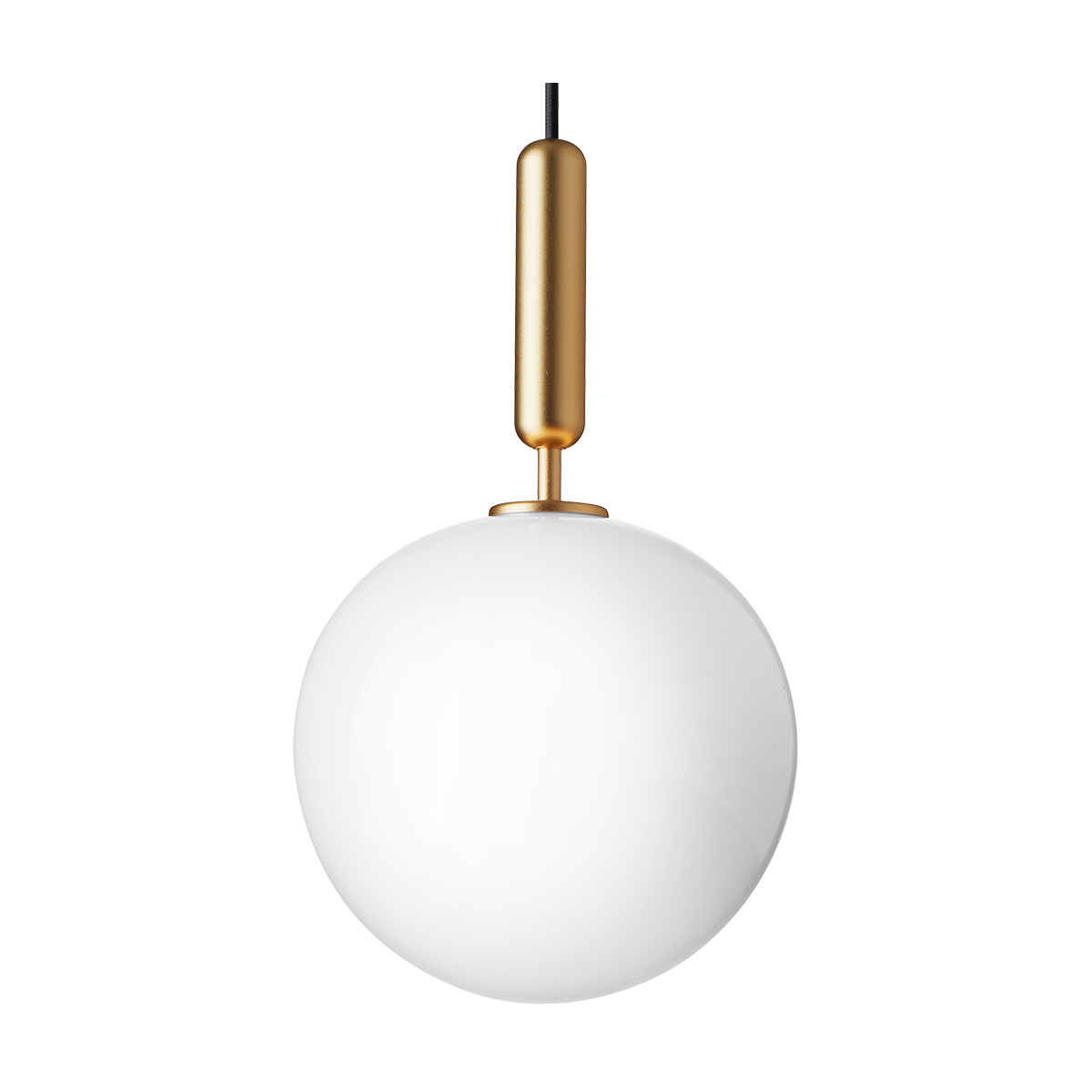 Nuura – Miira 1 Large pendant, brass and white opal glass