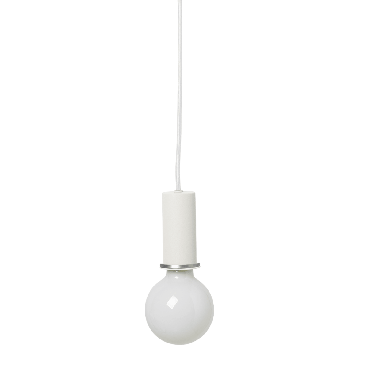 Collect Lighting - Socket Pendant Low - White - Ferm Living