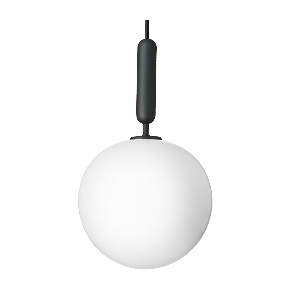 Nuura – Miira 1 Large pendant, rock grey and white opal glass