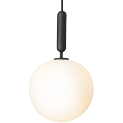 Nuura – Miira 1 Large pendant, rock grey and white opal glass