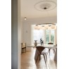 Nuura – Miira 8 Oval pendant, dark bronze and white opal glass