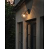 Nuura – Liila Outdoor wall lamp, dark bronze and clear glass