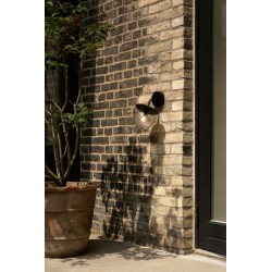 Nuura – Liila Outdoor wall lamp, black and clear glass