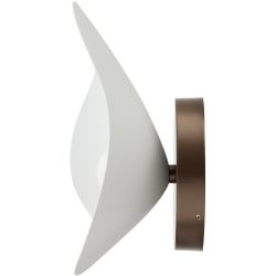 Nuura – Florii 1 wall lamp white and dark bronze