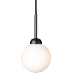 Nuura – Apiales 1 pendant satin black and white opal glass