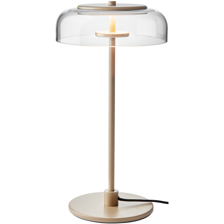 Nuura – Blossi table lamp, nordic gold and clear glass