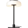 Nuura – Blossi Small table lamp, black and white opal glass