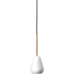 Nuura – Anoli Spot pendant, nordic gold and white lampshade