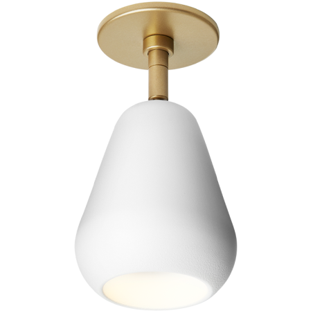 Nuura – Anoli Spot recessed, nordic gold and white lampshade