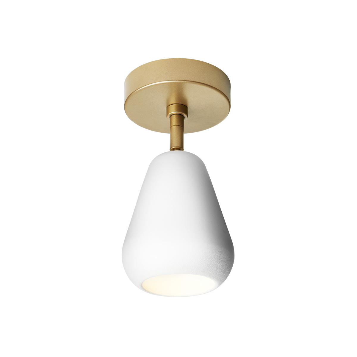 Nuura – Anoli Spot Surface, nordic gold and white lampshade