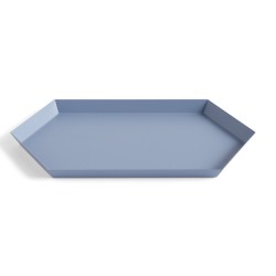 Kaleido tray - M - dusty blue - HAY