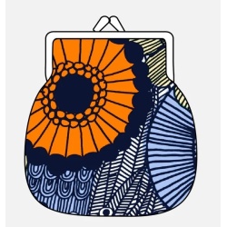 Pieni kukkaro pieni siirtolapuutarha 123 purse - Marimekko