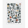 Puutarhurin parhaat 193 kitchen towel 47x70cm - Marimekko