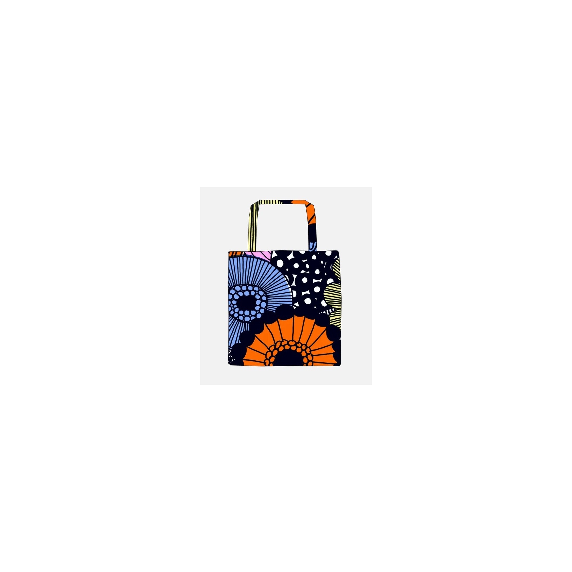 Siirtolapuutarha 123 tote bag 44 x 43 cm - Marimekko