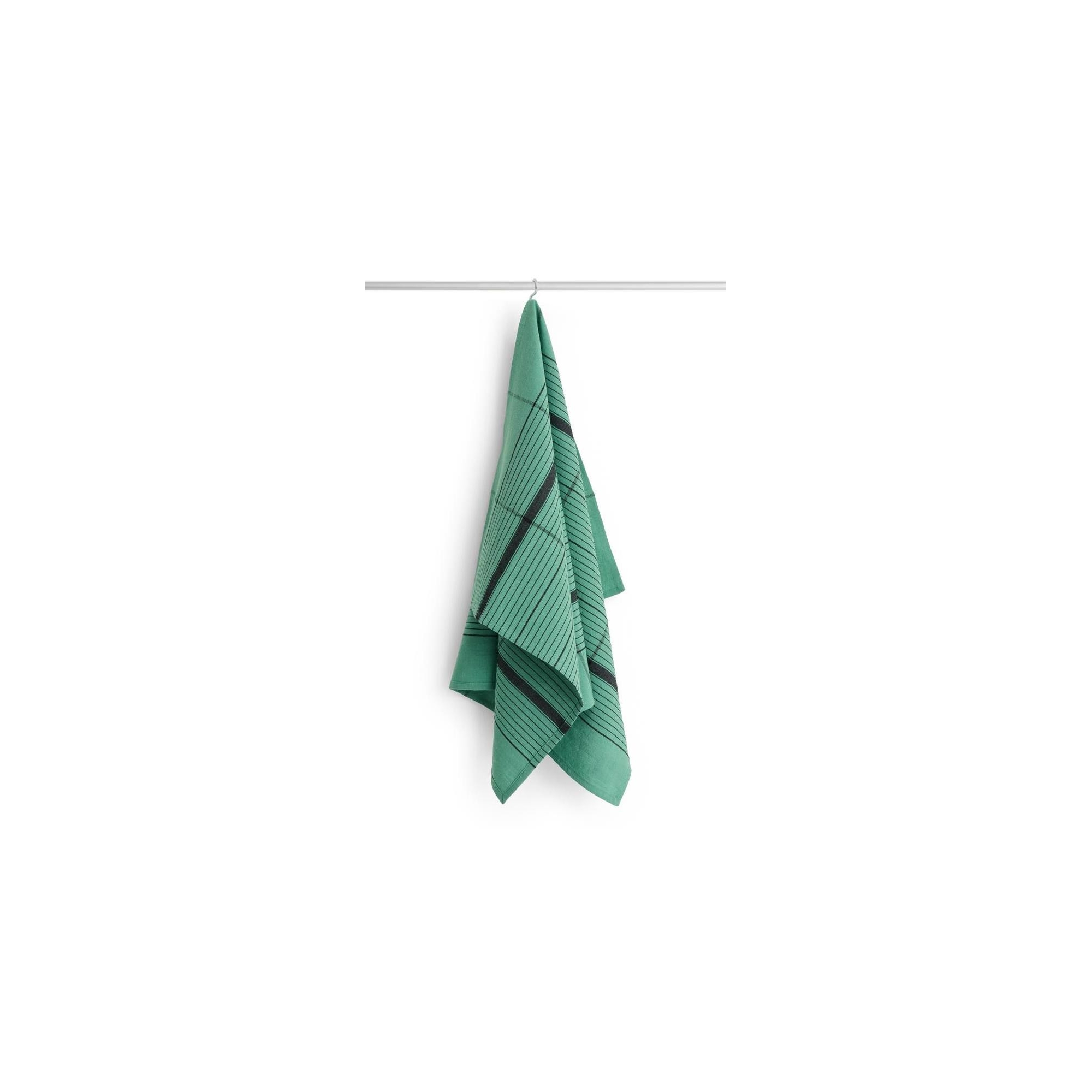 Linear tea towel - 52x80cm - green - HAY