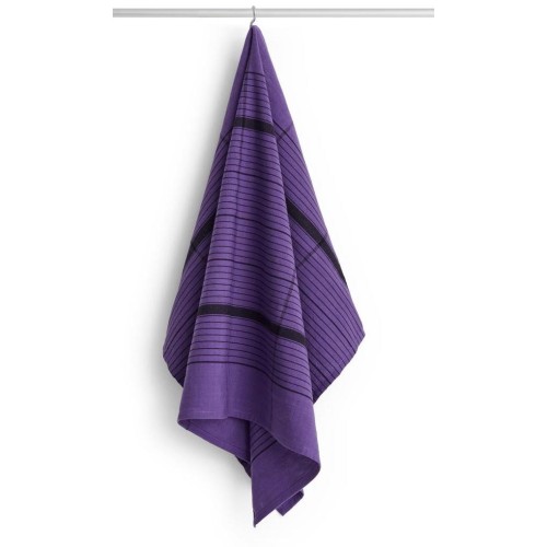 Linear tea towel - 52x80cm - purple - HAY