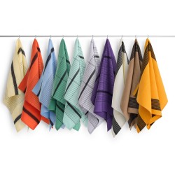 Linear tea towel - 52x80cm - turquoise - HAY