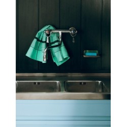 Linear tea towel - 52x80cm - turquoise - HAY