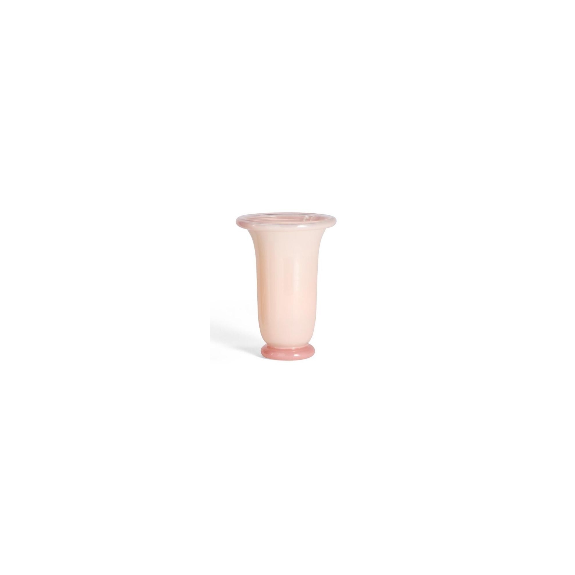 Empire vase - Medium - light pink / pink base - HAY