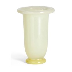 Vase Empire - Medium - jaune citron / base citron foncé - HAY