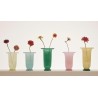 Vase Empire - Large - vert / bord vert foncé - HAY