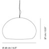 Muuto – Fluid large pendant Ø42 cm