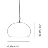 Muuto – Fluid small pendant Ø23 cm