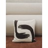 Pose cushion cover - 50x50 cm - Coffee / undyed