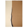 Tapis Soil Kelim - 200x300cm - sable foncé / blanc cassé - Ferm Living