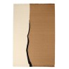 Soil kelim rug - 170 x 240cm - Dark sand / Off-white - Ferm Living