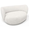 Bouclé fabric off-white - Rico curve sofa Left - Ferm Living