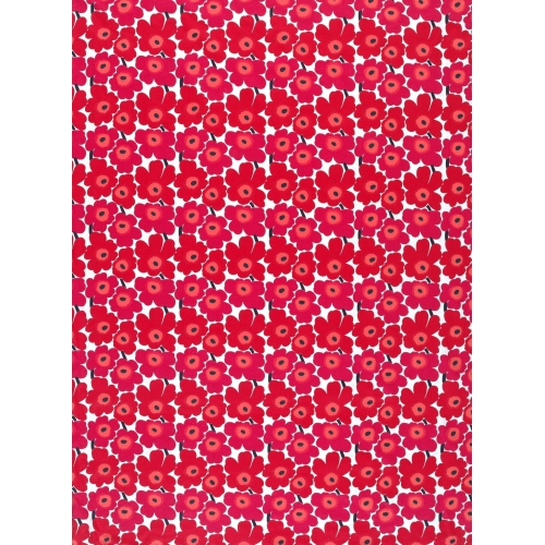 Mini Unikko - rouge 001 - coton - tissu Marimekko