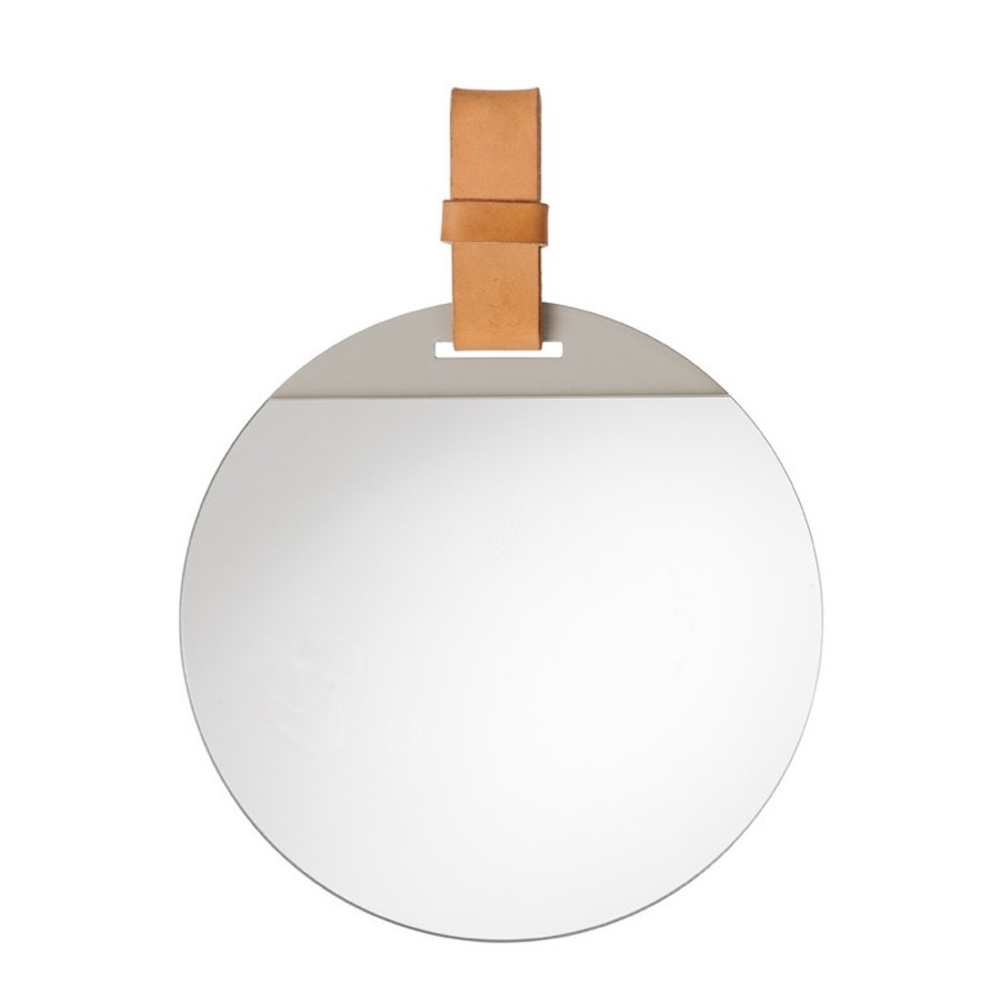 Small Enter mirror - light grey - Ferm Living