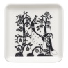 12 x 12 cm - Taika black square plate - Iittala