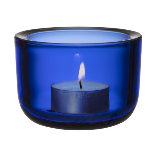 Tealight Valkea – Ultra marine blue - Iittala