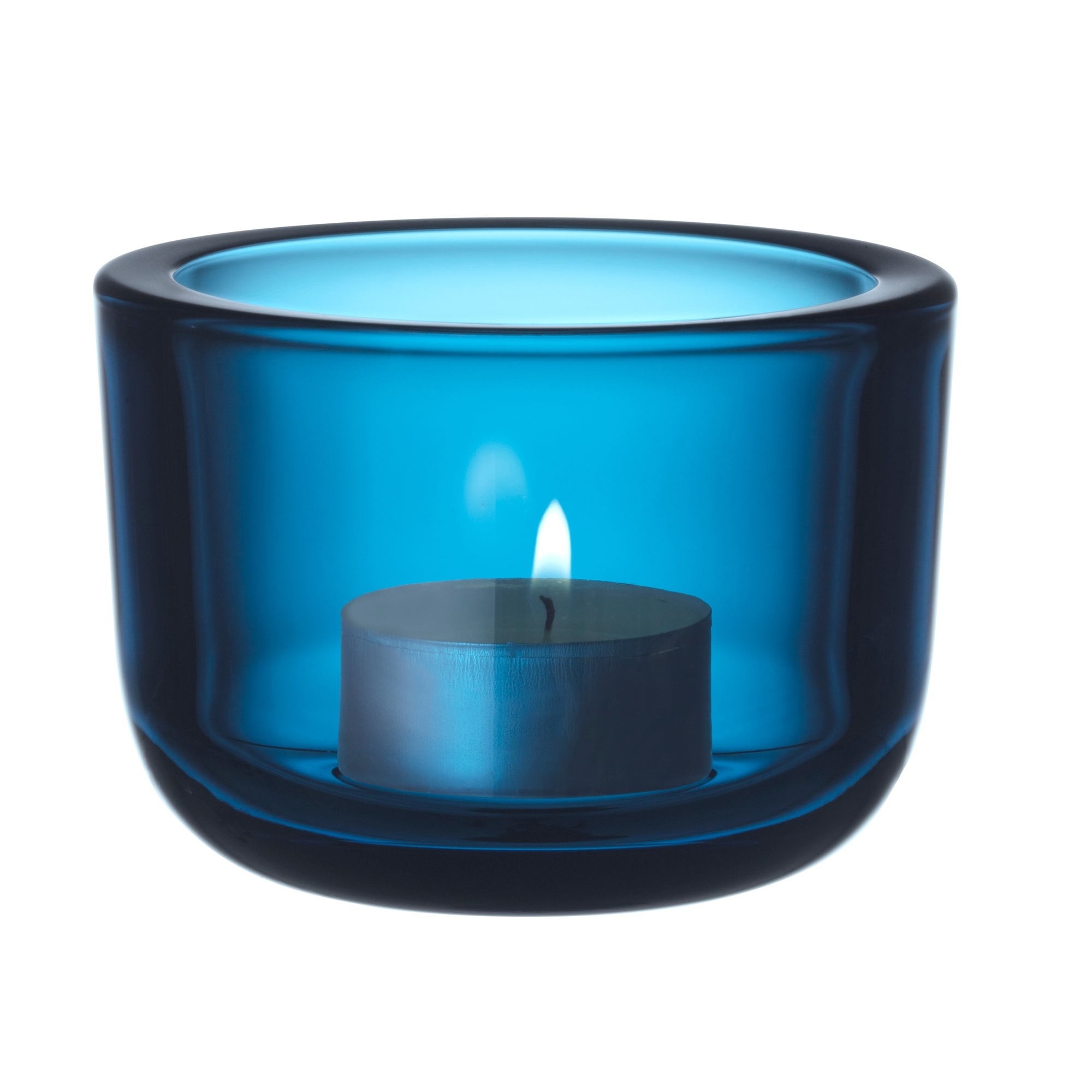 Tealight Valkea – Turquoise - Iittala