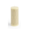 Column candle small - cream and sand - HAY