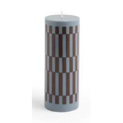 Column candle medium - anthracite and bordeaux - HAY