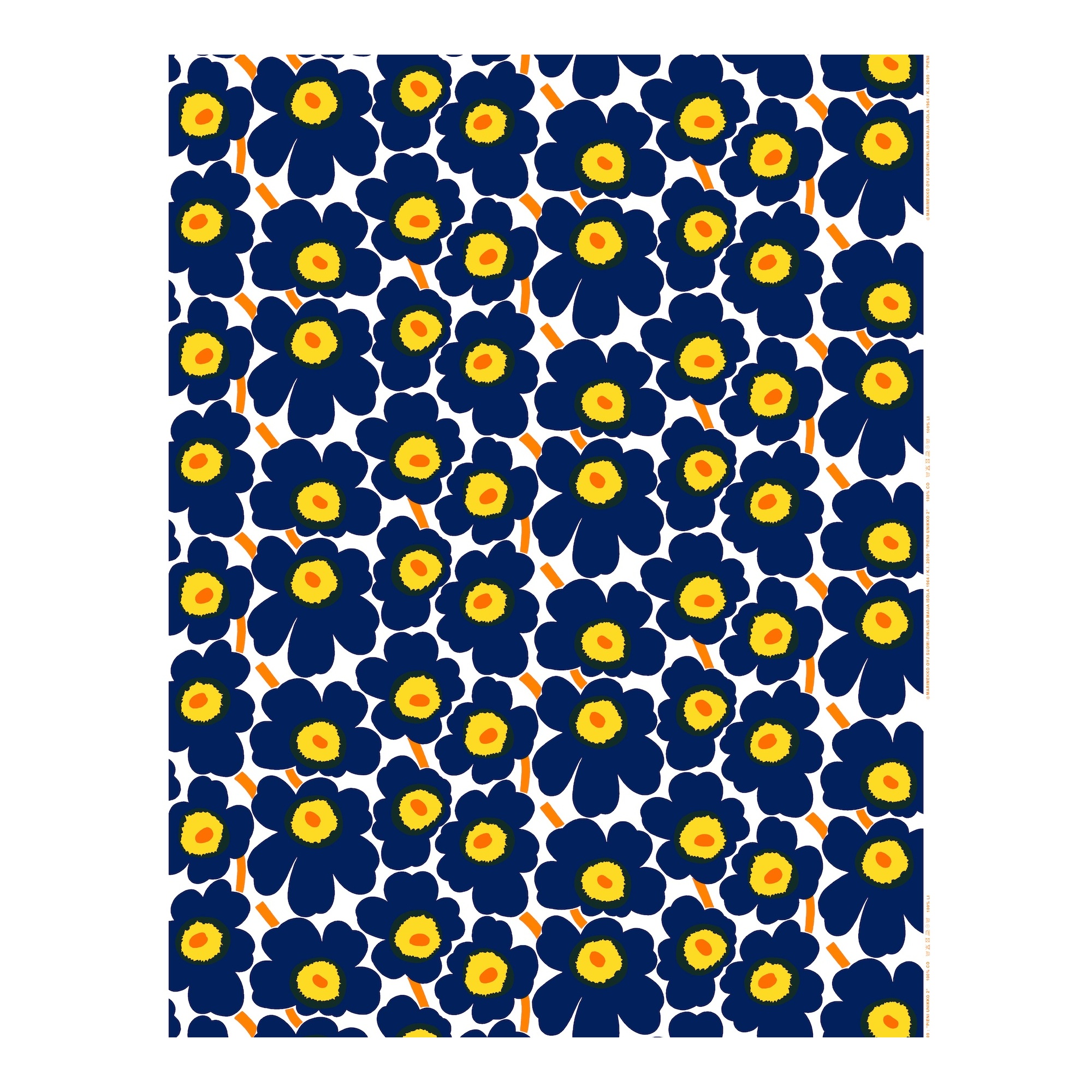 Tissu coton Pieni Unikko 002 - Marimekko