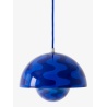 &Tradition – FlowerPot VP1 pendant, Cobalt blue & Twilight Blue pattern