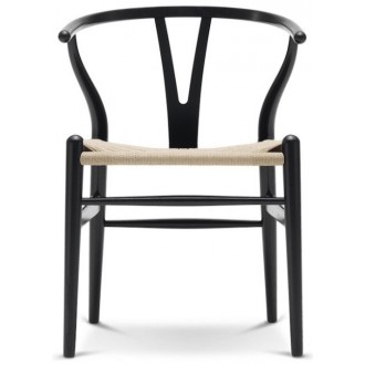 Carl Hansen & Søn – CH24 chair, black oak and natural papercord