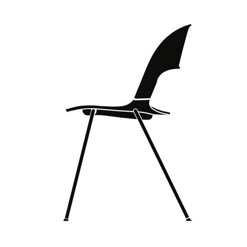 BH20 - 4-leg, without armrest - Pair chair - Fritz Hansen