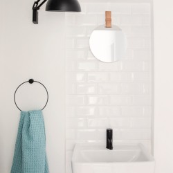 OUT OF STOCK - black - Towel Holder - Ferm Living