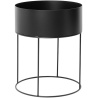 noir - Plant Box ronde - Ferm Living