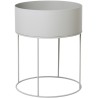 light grey - round Plant Box - Ferm Living