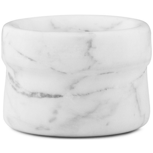 white marble - Craft salt/pepper cellar - Normann Copenhagen