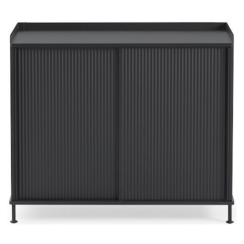 black/black - vertical Enfold sideboard – W100 x D45 x H85cm - Muuto