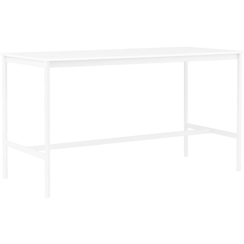 H95x190x50 - white/ABS - high table Base - Muuto